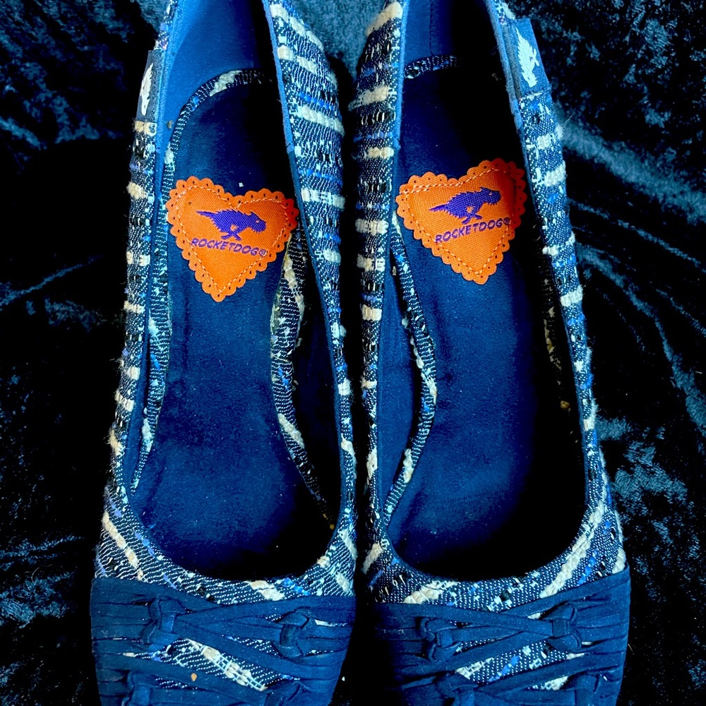 COPY - Rocket Dog Navy Tweed heels